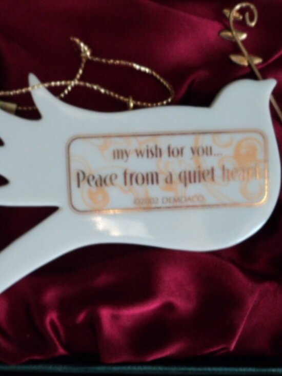 vintage porcelain Christmas ornaments~ Demdaco - Picture 11 of 13